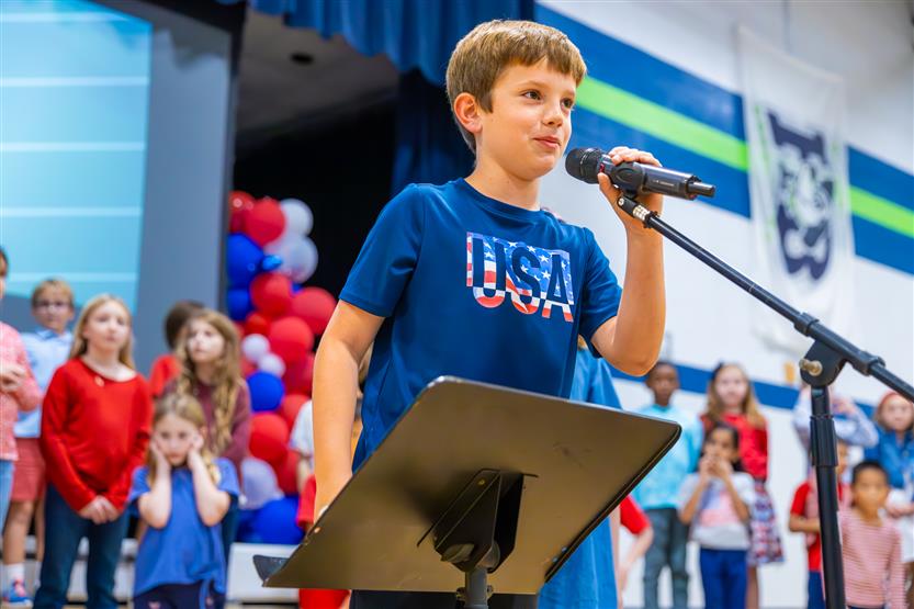 Students celebrate Veterans Day